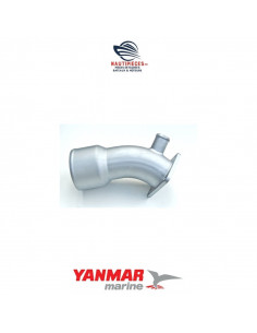 129670-13561 Coude échappement ORIGINE 4 vis de fixation pour moteur diesel YANMAR MARINE 3JH et 4JH