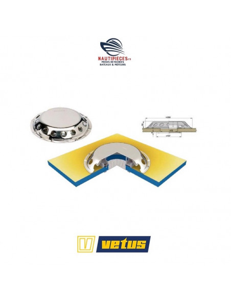 UFO aérateur de pont inox D200MM VETUS