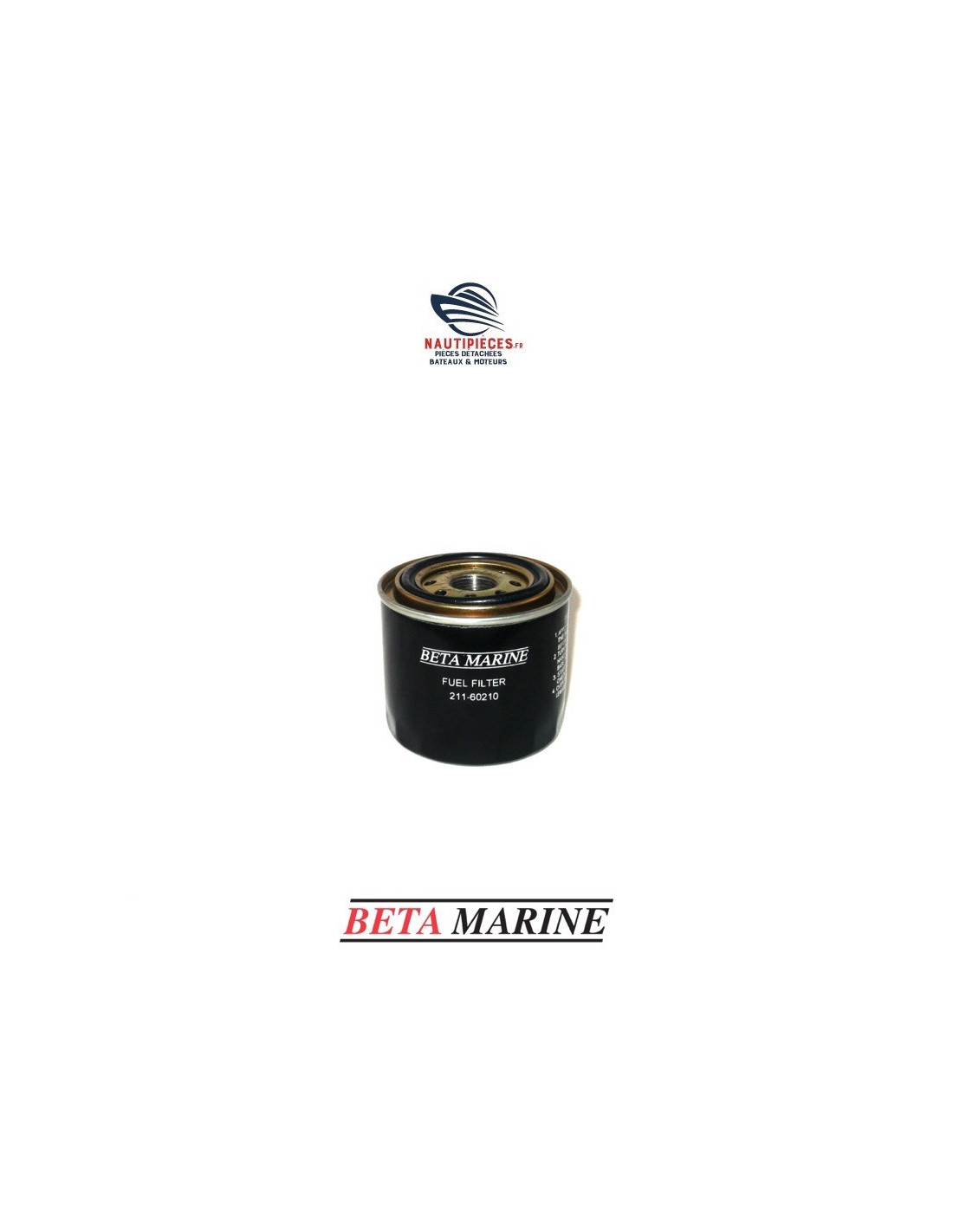 21160210 filtre à gasoil moteur diesel BETA MARINE de 10 à 60 cv BUKH