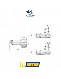 Moteur essuie-glace RW VETUS