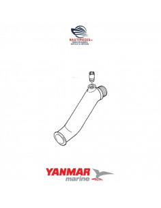 124070-13500 coude échappement moteur diesel YANMAR MARINE 2QM15 724070-13200