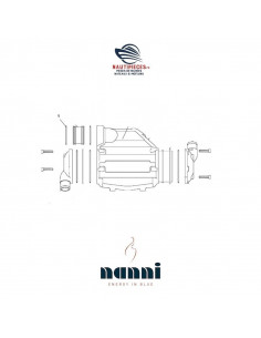 48418164 joint torique échangeur eau air suralimentation moteur NANNI DIESEL 4.380TDI 4.390TDI T4.155 T4.165 T4.180 T4.200