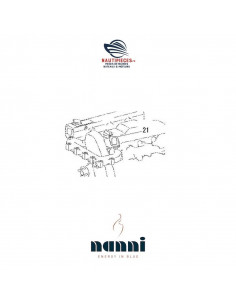 970312238 joint de sortie d'eau sur culasse ORIGINE moteur NANNI DIESEL base TOYOTA 4.380TDI 4.390TDI T4.155