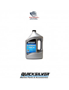 92-8M0206952 bidon huile moteurs hors-bord 4 litres 10W30 QUICKSILVER MERCURY MARINER 858046QE1 92-8M0086221