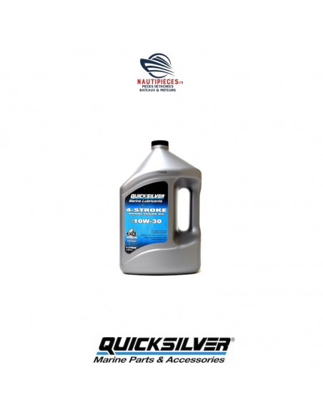 92-8M0206952 bidon huile moteurs hors-bord 4 litres 10W30 QUICKSILVER MERCURY MARINER 858046QE1 92-8M0086221 92-8M0206952 bidon huile moteurs hors-bord 4 litres 10W30 QUICKSILVER MERCURY MARINER 858046QE1 92-8M0086221