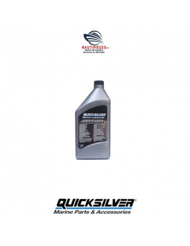 92-858064QB1 huile embase HIGH PERFORMANCE SAE90 1 litre QUICKSILVER moteurs MERCURY MARINER MERCRUISER 92-8M0207031 8M0219575