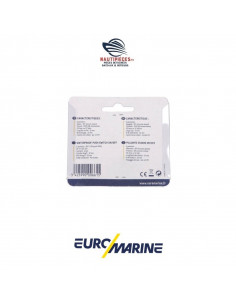 000661 interrupteur à poussoir étanche 20A noir EUROMARINE OFF/MOM diamètre perçage 22mm 2