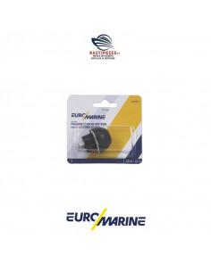 000661 interrupteur à poussoir étanche 20A noir EUROMARINE OFF/MOM diamètre perçage 22mm