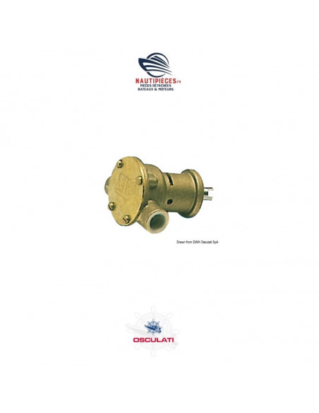 16.050.00 pompe eau mer OSCULATI NAUCO FPR009 JABSCO 29300-2001 JOHNSON PUMP F35B-9 10-35211-3 10-35122-1 NANNIDIESEL 970300495