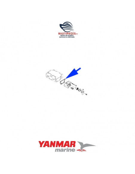 121450-44411 joint carter thermostat sur culasse moteur diesel YANMAR MARINE 121450-44410 2GM 2GM20 3GM 3GM30 3HM 128270-42020