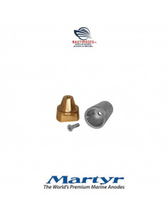 CMLAEC3250 Ecrou porte anode RADICE complet arbre hélice standard ISO 25MM filetage M16*150 MARTYR TECNOSEAL 00410