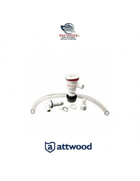 4253-7 kit pompe de vivier aérateur 12V ATTWOOD MARINE TSUNAMI T500