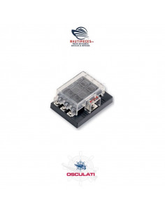 14.100.70 boitier 6 fusibles avec capot de protection OSCULATI