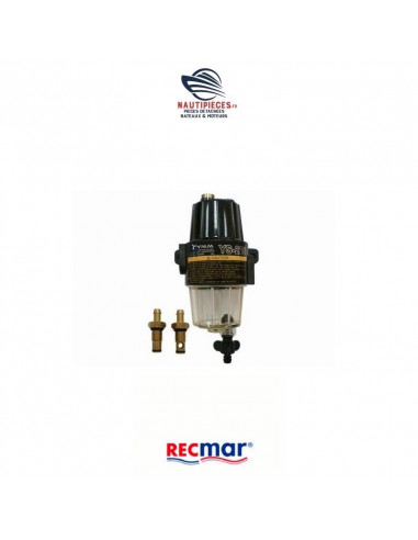 REC90794-46866 filtre décanteur séparateur eau carburant RECMAR essence SUZUKI MARINE 65900-98J00 YAMAHA 90794-46866