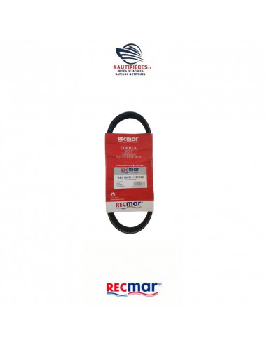 REC104511-78780E Courroie pompe à eau mer M19 RECMAR moteur YANMAR MARINE GM YM HM YSM