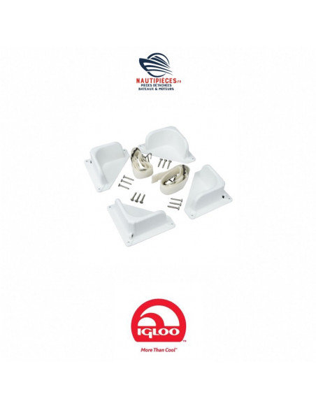 00009797 kit fixation glacière IGLOO MARINE ULTRA AD L60585 PLASTIMO 13306 QUICKSILVER 875028 EUROMARINE 060206