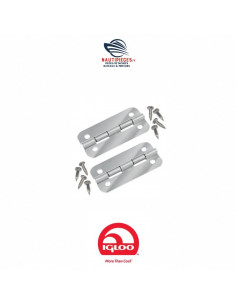 00024005 Kit charnières inox glacière portable IGLOO MARINE ULTRA PLASTIMO 67351 QUICKSILVER 8M0055637 EUROMARINE 060238