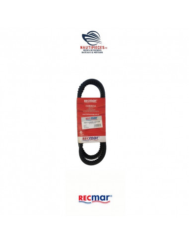 REC129940-42310E courroie alternateur A44 adaptable RECMAR moteurs diesel YANMAR MARINE 3JH2E 3JH2BE 3JH3E 3JH3CE 171087-42280