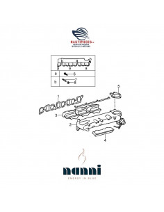 970314072 joint intercooler ORIGINE moteur NANNI DIESEL T4.165 T4.180 T4.200