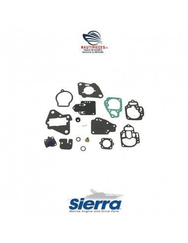 Kit Réparation Carburateur Moteur Hors-bord Mariner 6-25 CV - Compatible 1395-97611, 18-7212 - Pièces Complètes
