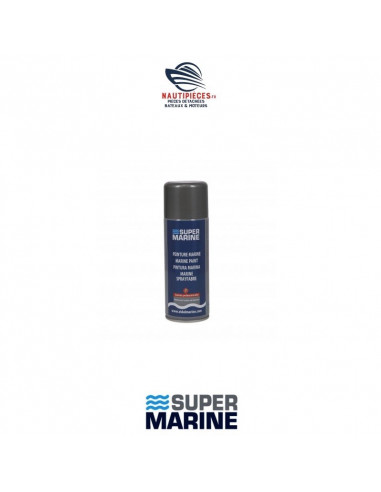 P205551 aérosol 400ML bombe aérosol peinture CROSSEVEN moteurs diesel YANMAR MARINE gris métal 1987 et + SUPERMARINE SMA114703