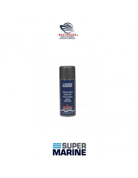 P205551 aérosol 400ML bombe aérosol peinture CROSSEVEN moteurs diesel YANMAR MARINE gris métal 1987 et + SUPERMARINE SMA114703