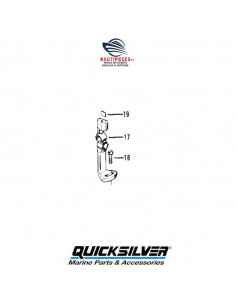 53719A2 tige commande liaison carburateurs moteurs hors-bord MERCURY MARINER