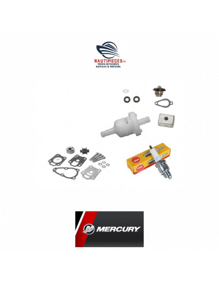 8M0120836 kit entretien 300 heures moteur hors-bord 5 à 6 cv 4 temps MERCURY MARINER F4 F5 F6 TOHATSU MFS4 MFS5 MFS6 3GR-87500-1