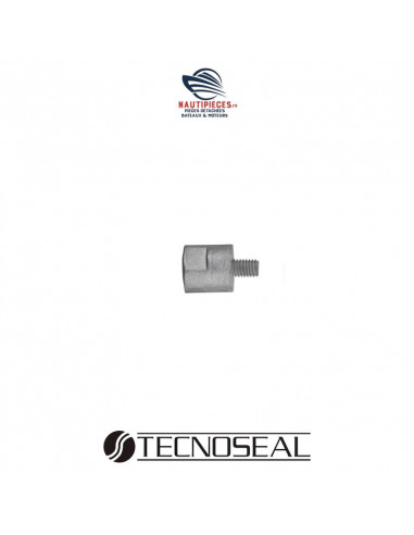 01303 Anode zinc adaptable TECNOSEAL  moteurs diesel YANMAR MARINE 1GM 1GM10 27210-200200