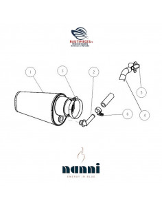 48101008 filtre à air ORIGINE moteur NANNI DIESEL T4.205 T4.230 T4.270 base TOYOTA