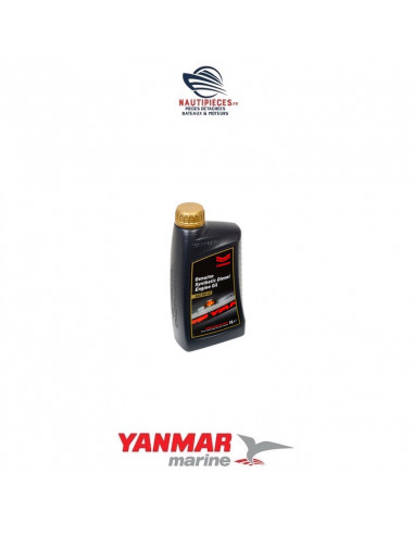 5W40-1L bidon 1 litre huile synthétique 5W40 moteur diesel YANMAR MARINE by BMW