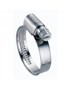201980 blister 2 colliers serrage inox W4 tuyau 16-27 largeur 12 mm