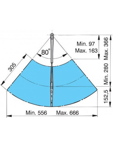 Kit moteur essuie glace ORW VETUS ORW12SET