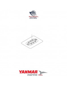 196460-02550 bavette joint protection coque ORIGINE embase sail drive SD60-4 SD60-5 moteur diesel YANMAR MARINE