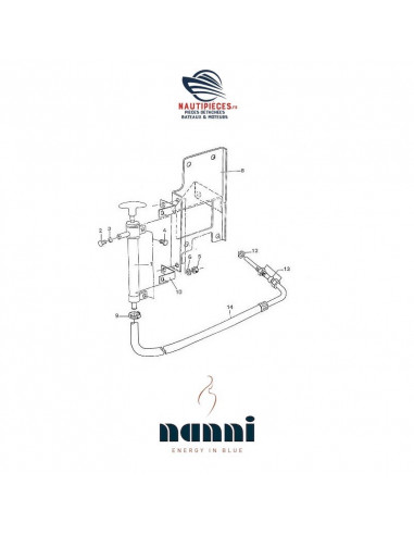 970302490 tuyau flexible pompe vidange huile manuelle ORIGINE carter moteur NANNI DIESEL 2.60HE