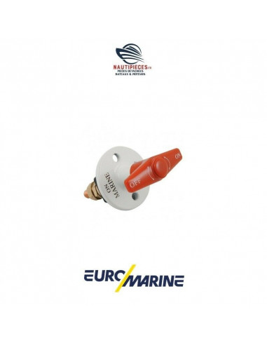 001806 coupe batterie unipolaire 300A poignée rouge EUROMARINE