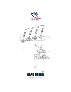 970312309 joint injecteur ORIGINE moteur NANNI DIESEL 4.390TDI 4.380TDI T4.155