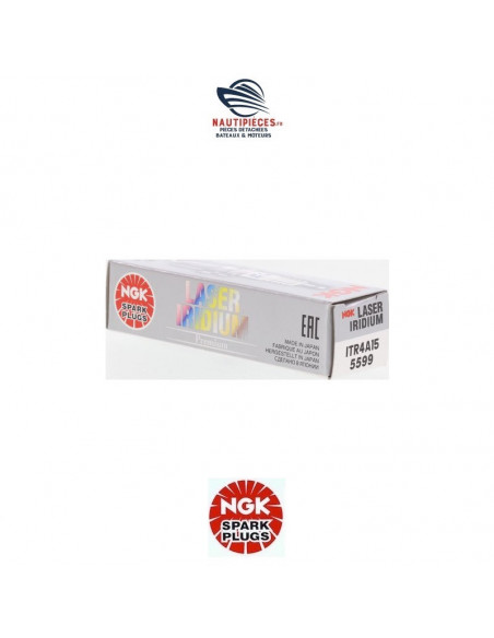 ITR4A15 bougie allumage laser iridium NGK moteur V6 V8 GM MERCURY MERCRUISER VOLVO PENTA QUICKSILVER 8M2018369 884019001 884019