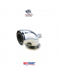 REC119173-13501INOX coude échappement ADAPTABLE moteurs diesel YANMAR MARINE 4LH-DTE 119173-13500 119173-13501