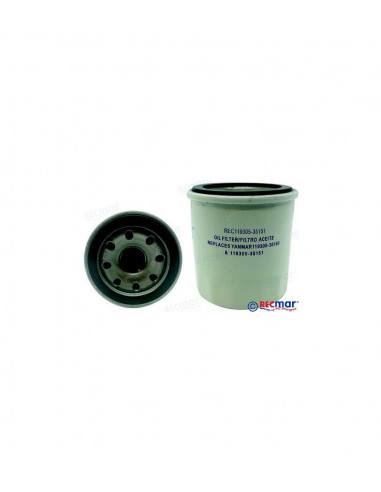 REC119305-35151 filtre huile moteur diesel YANMAR MARINE 1GM10 2GM20 3GM30 2YM15 3YM20 3YM30 3JH 119305-35151 119305-35170