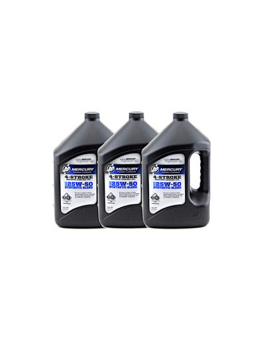 92-8M0096727 bidon huile 25W50 hautes performances QUICKSILVER moteur hors bord MERCURY VERADO BIDON 4 LITRES