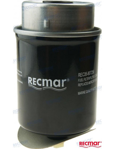 REC35-807256T cartouche filtre gasoil moteur diesel CMD CUMMINS MERCURY DIESEL 35-896332072 35-807256 PERKINS 26560143 35412