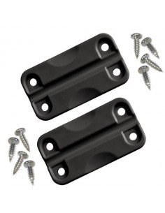 00024047 Kit charnières plastiques PEBAX avec vis inox pour glacière IGLOO ULTRA MARINE