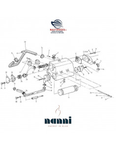 970300151 embase bouchon échangeur température eau moteur NANNI DIESEL