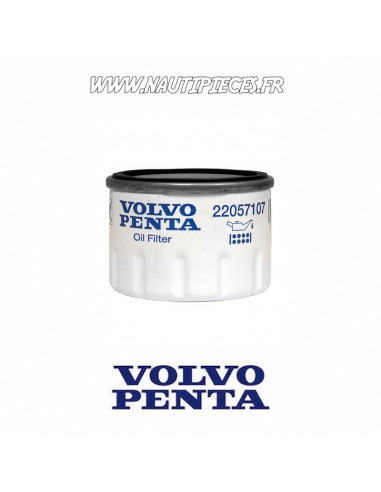 22057107 Cartouche filtre huile moteurs diesel VOLVO PENTA 834337