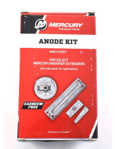 97-8M0107550 kit anodes aluminium moteur hors-bord QUICKSILVER MERCURY VERADO 4 cylindres OPTIMAX DFI 97-8M0107551 2