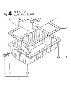 121575-01751 joint carter huile ORIGINE moteurs diesel YANMAR MARINE 3HM 3HM35 121575-01750