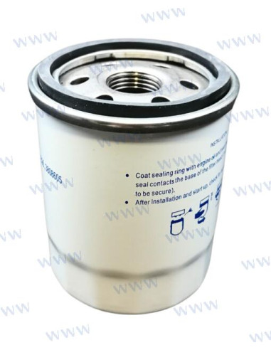 REC861473 Filtre huile RECMAR moteurs diesel VOLVO PENTA 861473 MD2010 MD2020 D1-13 D1-20 LF3615 PERKINS 140516250