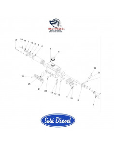 13813026 coude échappement ORIGINE moteurs SOLE DIESEL mini17