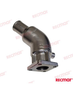 MAR906INOX coude échappement moteur VOLVO PENTA MD2010 MD2020 MD2030 MD2040 D1 D2 861906 21190094 Perkins 135616660 3090900 2
